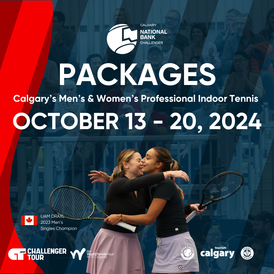 Calgary National Bank Challenger Tennis Tournament October 2024 Sample Package Ticket